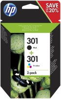 Wkład HP 301 2-pack N9J72AE Wkład HP 301 2-pack N9J72AE