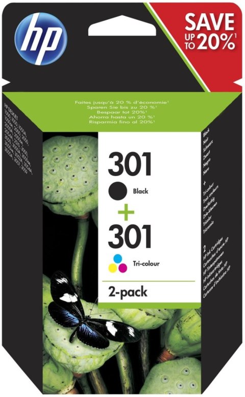 Wkład HP 301 2-pack N9J72AE Wkład HP 301 2-pack N9J72AE