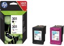 Wkład HP 301 2-pack N9J72AE Wkład HP 301 2-pack N9J72AE