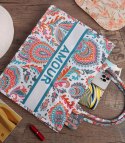 Duża kolorowa torba shopperka z napisem AMOUR (Wielokolorowy) Duża kolorowa torba shopperka z napisem AMOUR (Wielokolorowy)