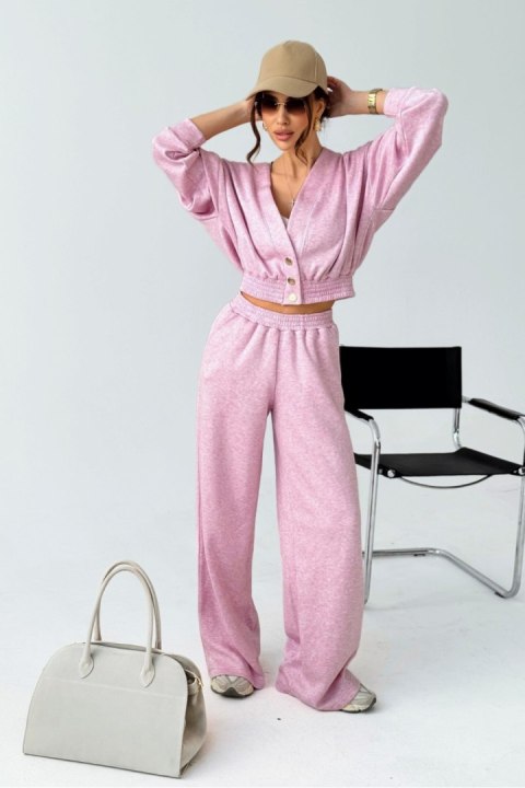 Spodnie Komplet Model Meggi 205254571 Light Pink - LaBalancia - XS/S Spodnie Komplet Model Meggi 205254571 Light Pink - LaBalancia - XS/S