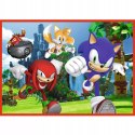 Puzzle 4w1 Sonic Przygody Sonica 4+ Trefl 34625 Puzzle 4w1 Sonic Przygody Sonica 4+ Trefl 34625