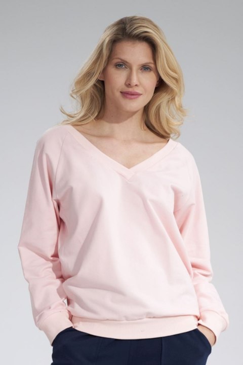 Bluza Damska Model M799 Pink - Figl - S/M Bluza Damska Model M799 Pink - Figl - S/M