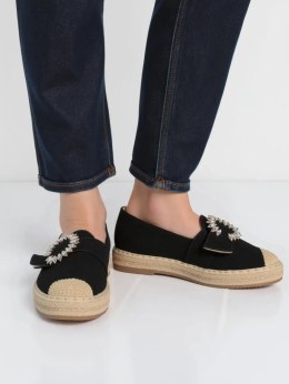Damskie Espadryle LUNARA BLACK - Stylowe Buty na Lato - 39