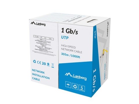 LANBERG LCU6-10CC-0305-Y 305 Sieciowy LANBERG LCU6-10CC-0305-Y 305 Sieciowy