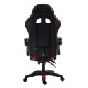 Fotel gamingowy obrotowy z podnóżkiem EC GAMING masażer KO24CZE Fotel gamingowy obrotowy z podnóżkiem EC GAMING masażer KO24CZE
