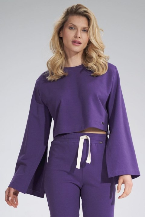Bluza Damska Model M774 Violet - Figl - s Bluza Damska Model M774 Violet - Figl - s