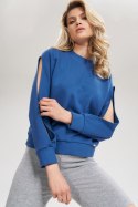 Bluza Damska Model M803 Blue - Figl - s Bluza Damska Model M803 Blue - Figl - s