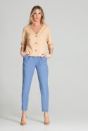Koszula Damska Model M699 Beige - Figl - XL Koszula Damska Model M699 Beige - Figl - XL