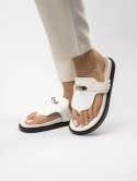 Damskie Klapki ALMA WHITE - 38 Damskie Klapki ALMA WHITE - 38