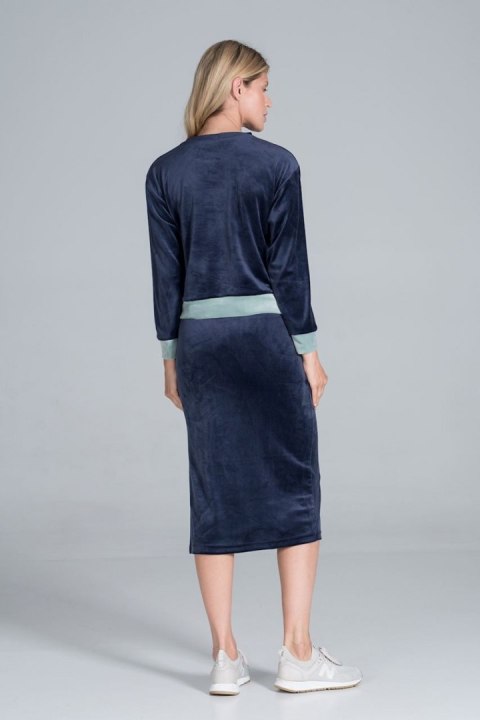 Sukienka Komplet Model M819 Navy - Figl - XL Sukienka Komplet Model M819 Navy - Figl - XL
