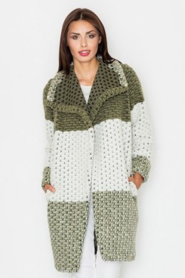 Płaszcz Damski Model M507 Oliwka - Figl - XL