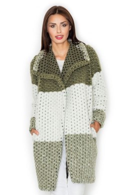 Płaszcz Damski Model M507 Oliwka - Figl - XL