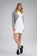 Sukienka Model M777 Yellow/Grey/Ecru - Figl - S/M Sukienka Model M777 Yellow/Grey/Ecru - Figl - S/M