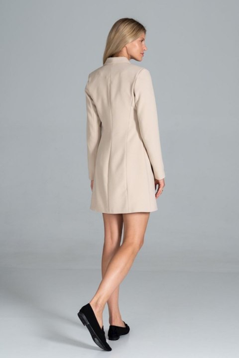 Sukienka Model M822 Beige - Figl - M Sukienka Model M822 Beige - Figl - M