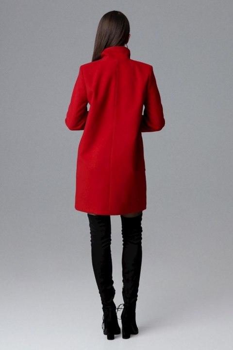 Płaszcz Damski Model M623 Red - Figl - L Płaszcz Damski Model M623 Red - Figl - L