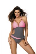 Jednoczęściowy strój kąpielowy Kostium Kąpielowy Model Beatrix Ardesia-Hollywood M-337 Pink/Grey - Marko - s Jednoczęściowy strój kąpielowy Kostium Kąpielowy Model Beatrix Ardesia-Hollywood M-337 Pink/Grey - Marko - s