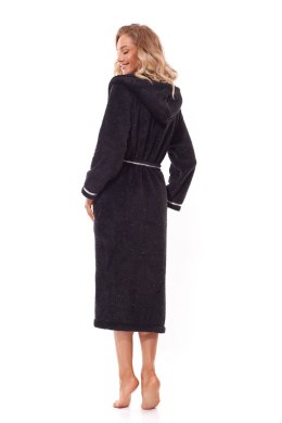Szlafrok Damski Model Soft Long 2322 Black - L&L collection - M