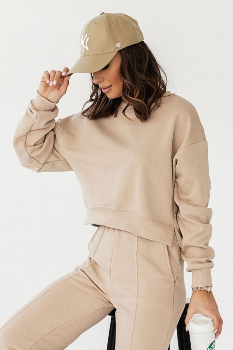 Bluza Damska Model Lamia D29 Beige - IVON - M/L Bluza Damska Model Lamia D29 Beige - IVON - M/L