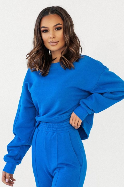 Bluza Damska Model Lamia D29 Blue - IVON - XS/S Bluza Damska Model Lamia D29 Blue - IVON - XS/S