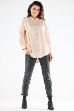 Koszula Damska Model A525 Beige - awama - S/M