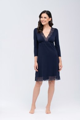 Koszulka nocna Koszula Nocna Model Thelma Navy - Babella - XXXL