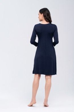 Koszulka nocna Koszula Nocna Model Thelma Navy - Babella - XXXL