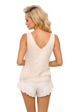 Piżama Damska Model Marina 1/2 Top Beige - Donna - 38