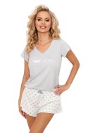 Piżama Damska Model Maya 1/2 Light Grey - Donna - 42 Piżama Damska Model Maya 1/2 Light Grey - Donna - 42