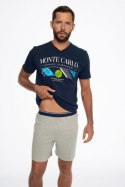 Piżama Męska Model Court 41281-59X Navy/Grey - Henderson - L Piżama Męska Model Court 41281-59X Navy/Grey - Henderson - L
