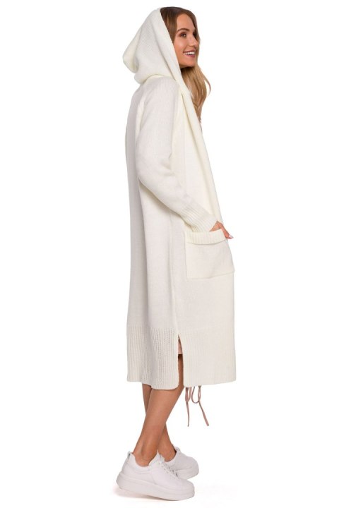 Sweter Kardigan Model MOE596 Ecru - Moe - uniwersalny Sweter Kardigan Model MOE596 Ecru - Moe - uniwersalny
