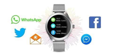 Damski SMARTWATCH G.Rossi SW014G-1 Srebrny Damski SMARTWATCH G.Rossi SW014G-1 Srebrny
