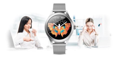 Damski SMARTWATCH G.Rossi SW014G-1 Srebrny Damski SMARTWATCH G.Rossi SW014G-1 Srebrny