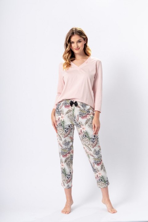 Piżama Damska Model Cecylia 1345 Light Pink - M-Max - XL Piżama Damska Model Cecylia 1345 Light Pink - M-Max - XL