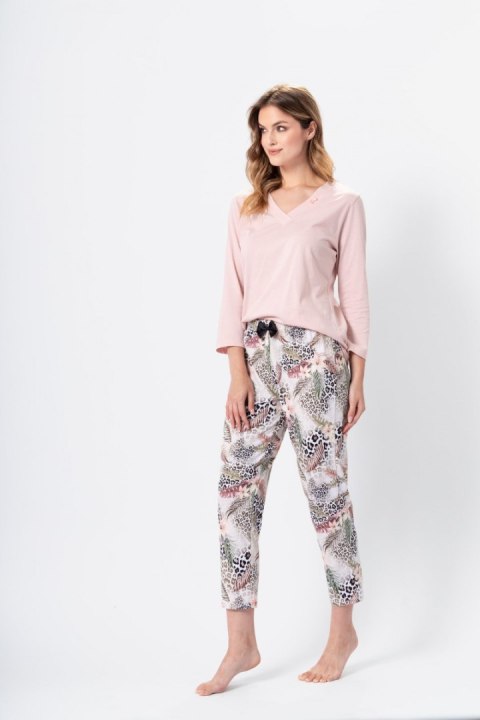 Piżama Damska Model Cecylia 1345 Light Pink - M-Max - XL Piżama Damska Model Cecylia 1345 Light Pink - M-Max - XL