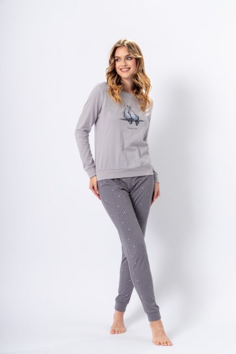 Piżama Damska Model Grenada 1363 Light Grey - M-Max - XL Piżama Damska Model Grenada 1363 Light Grey - M-Max - XL