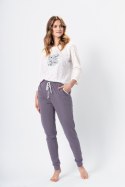 Piżama Damska Model Halka 1369 White/Grey - M-Max - XL Piżama Damska Model Halka 1369 White/Grey - M-Max - XL