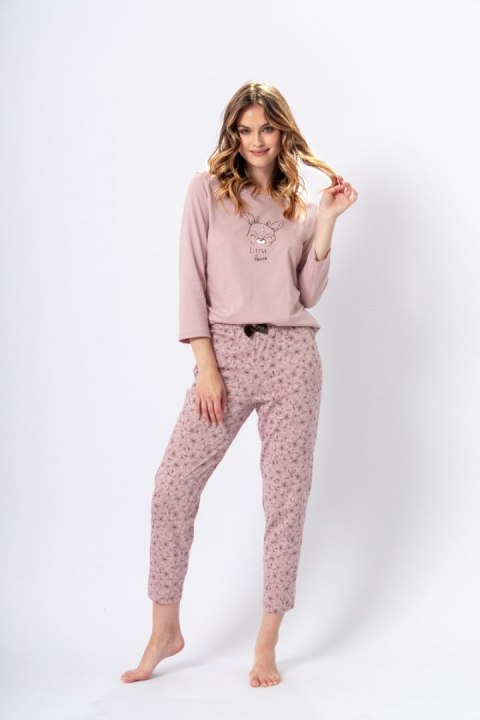 Piżama Damska Model Roberta 1357 Powder Pink - M-Max - XXL Piżama Damska Model Roberta 1357 Powder Pink - M-Max - XXL