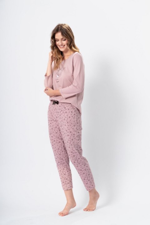 Piżama Damska Model Roberta 1357 Powder Pink - M-Max - XXL Piżama Damska Model Roberta 1357 Powder Pink - M-Max - XXL