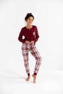 Piżama Damska Model Zoraya Burgund - Sensis - XL Piżama Damska Model Zoraya Burgund - Sensis - XL
