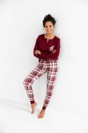 Piżama Damska Model Zoraya Burgund - Sensis - XL Piżama Damska Model Zoraya Burgund - Sensis - XL