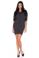 Sukienka Model O1 Dark Grey - RaWear - 46 Sukienka Model O1 Dark Grey - RaWear - 46