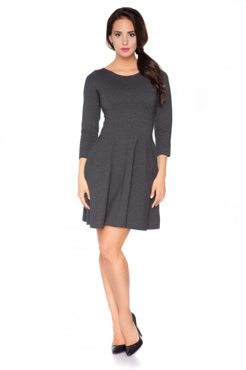 Sukienka Model B1 Dark Grey - RaWear - 46 Sukienka Model B1 Dark Grey - RaWear - 46