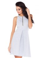 Sukienka Model T2 Light Grey - RaWear - 36 Sukienka Model T2 Light Grey - RaWear - 36