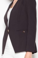 Żakiet Model VT086 Black - Venaton - XL Żakiet Model VT086 Black - Venaton - XL
