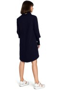 Sukienka Model B089 Navy - BeWear - M Sukienka Model B089 Navy - BeWear - M