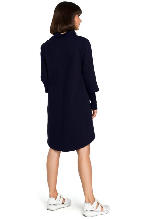 Sukienka Model B089 Navy - BeWear - M Sukienka Model B089 Navy - BeWear - M