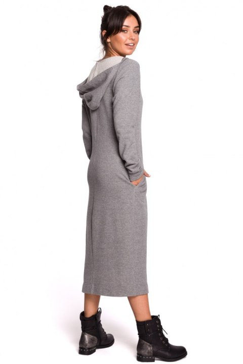 Sukienka Model B128 Grey - BeWear - S Sukienka Model B128 Grey - BeWear - S