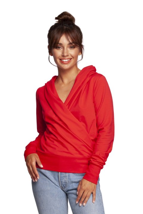 Bluza Damska Model B246 Red - BeWear - XXL Bluza Damska Model B246 Red - BeWear - XXL