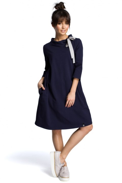 Sukienka Model B070 Navy - BeWear Hurtownia odzieży on-line, moda damska, bielizna i obuwie dla kobiet - Matterhorn.pl - XXL Sukienka Model B070 Navy - BeWear Hurtownia odzieży on-line, moda damska, bielizna i obuwie dla kobiet - Matterhorn.pl - XXL